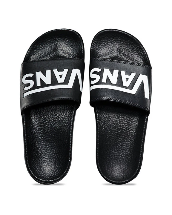 Youth Slide-On Sandals - Black