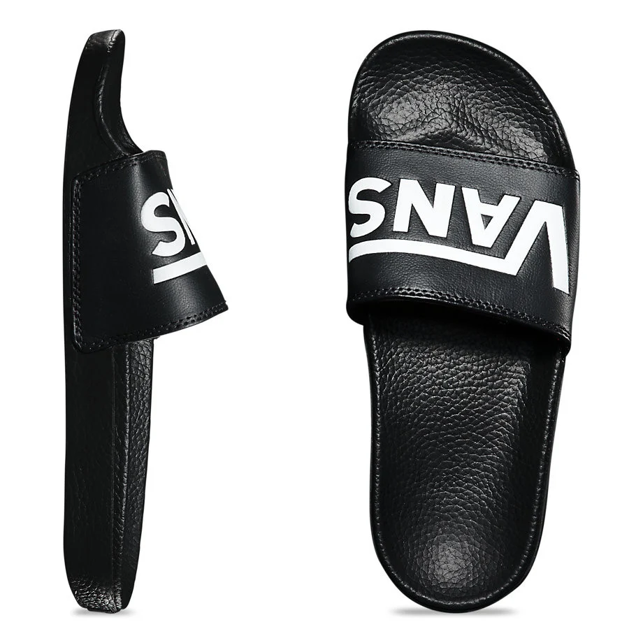 Youth Slide-On Sandals - Black - Image 2