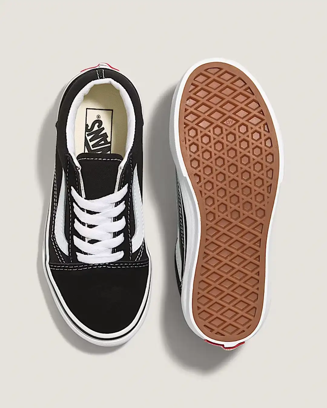 Kids Old Skool Shoes - Black/True white - Image 3