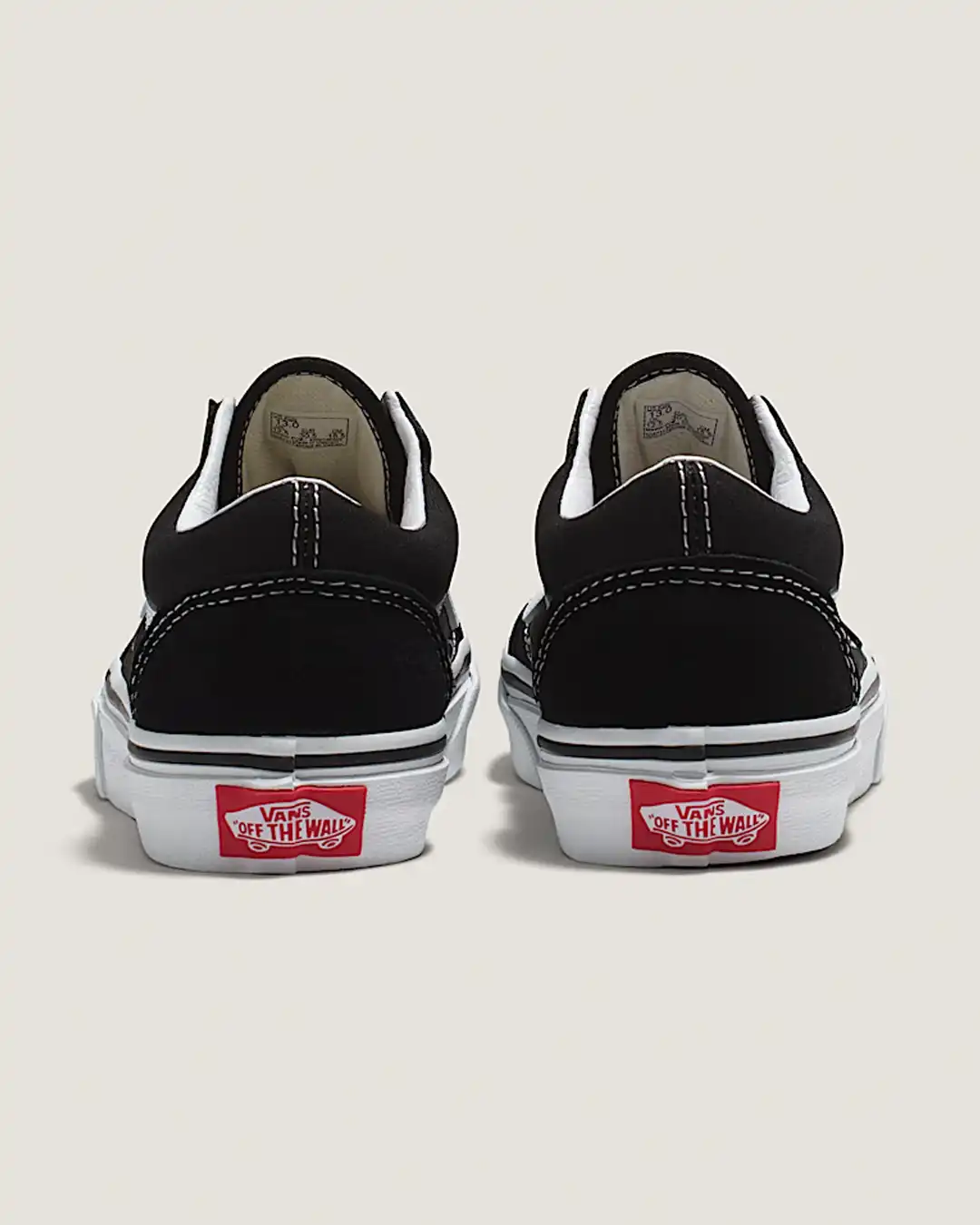 Kids Old Skool Shoes - Black/True white - Image 4