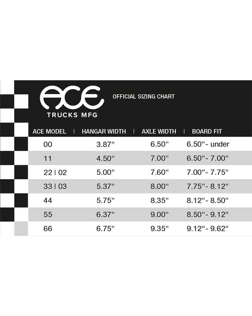 Ace Trucks Classic Skateboard Trucks - Polished 55 - Image 3