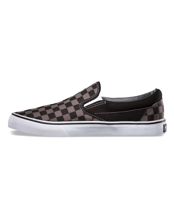 Classic Slip-On Shoes - Black/Pewter - Image 4