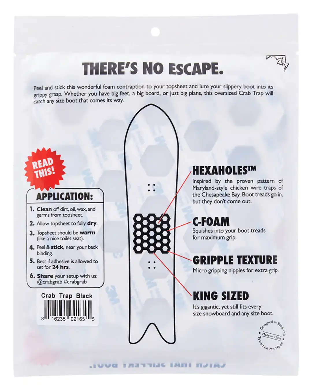 Crab Trap SSnow Traction Pad - Camo - Image 3