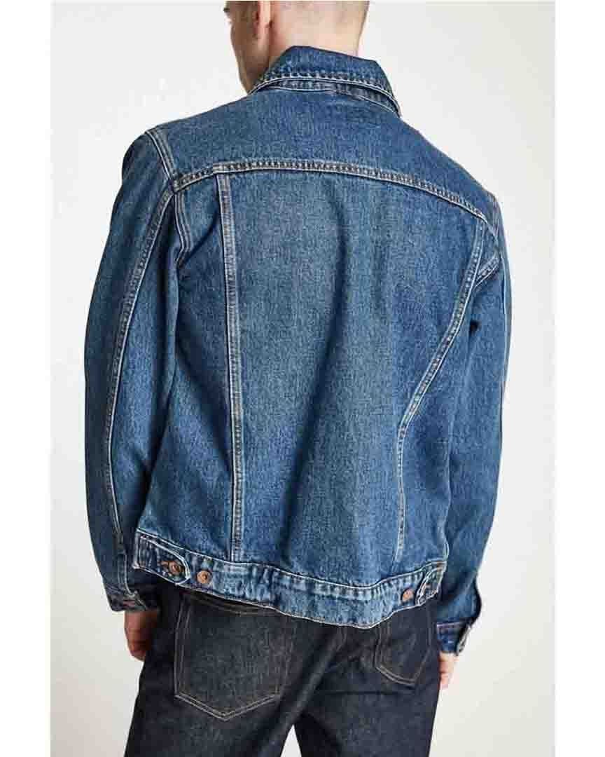 Cable Denim Light Jacket - Worn Indigo - Image 3