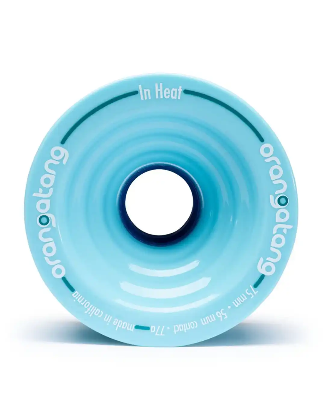 In Heat Longboard Wheels - Blue - Image 3