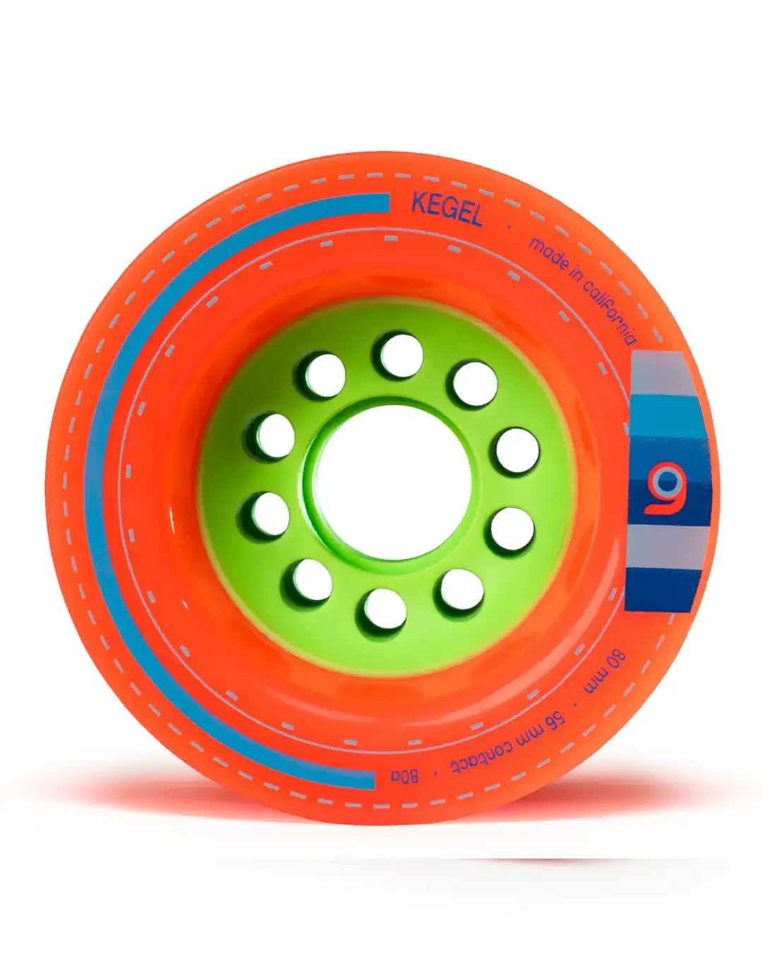 Kegel Skateboard Wheels - Orange - Image 3
