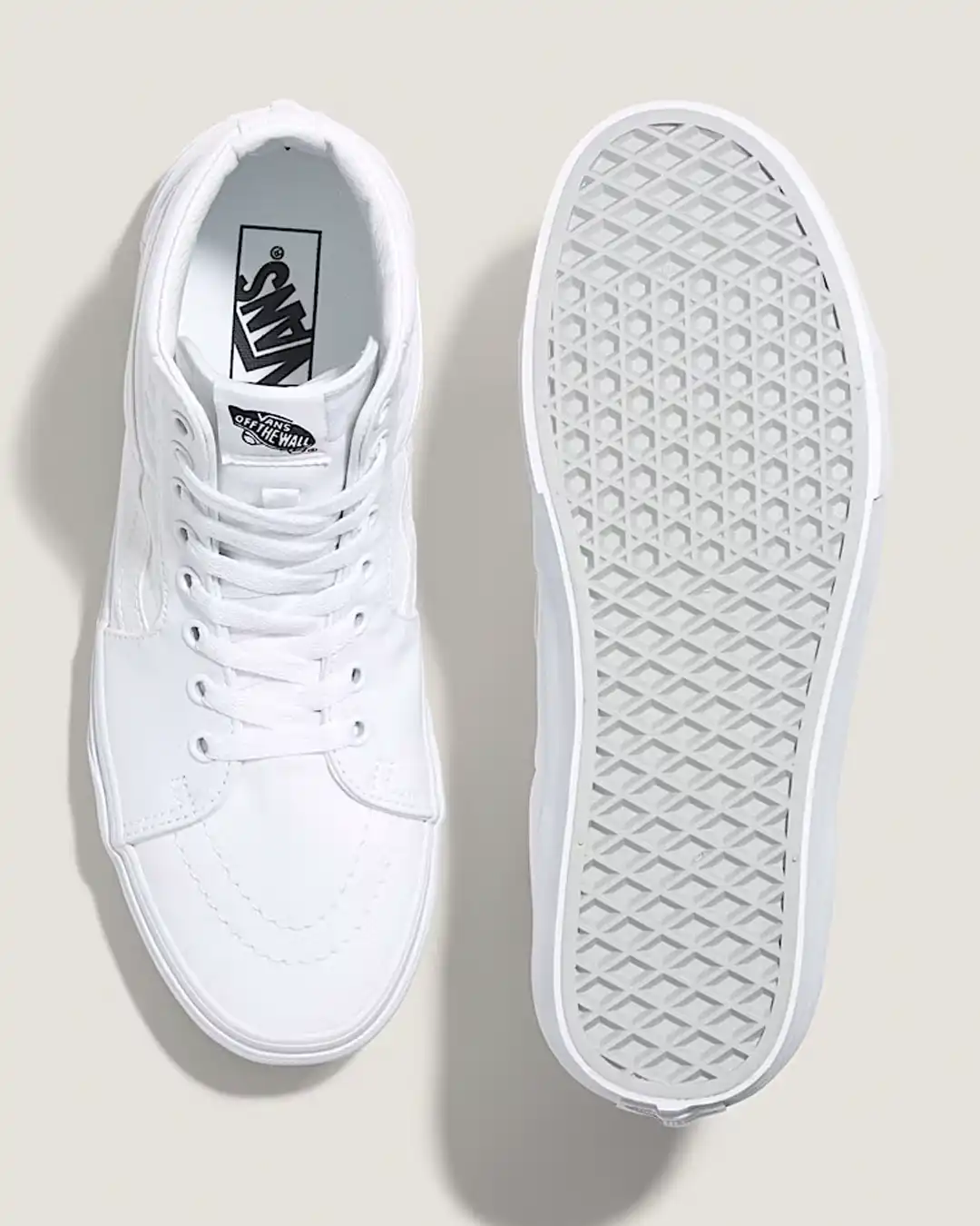 Sk8-Hi Shoes - True White - Image 3