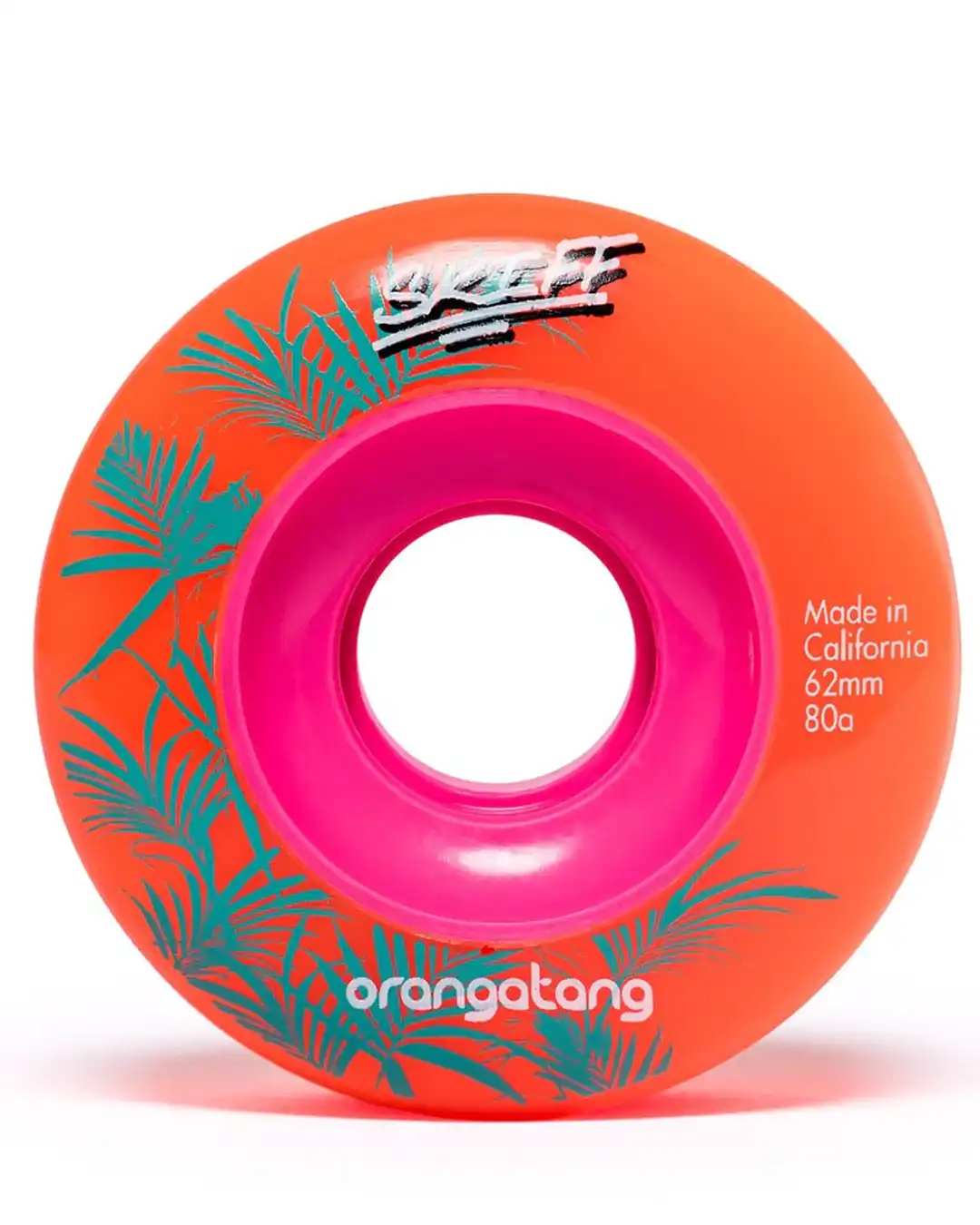 Skiffs Longboard Wheels - Orange - Image 3