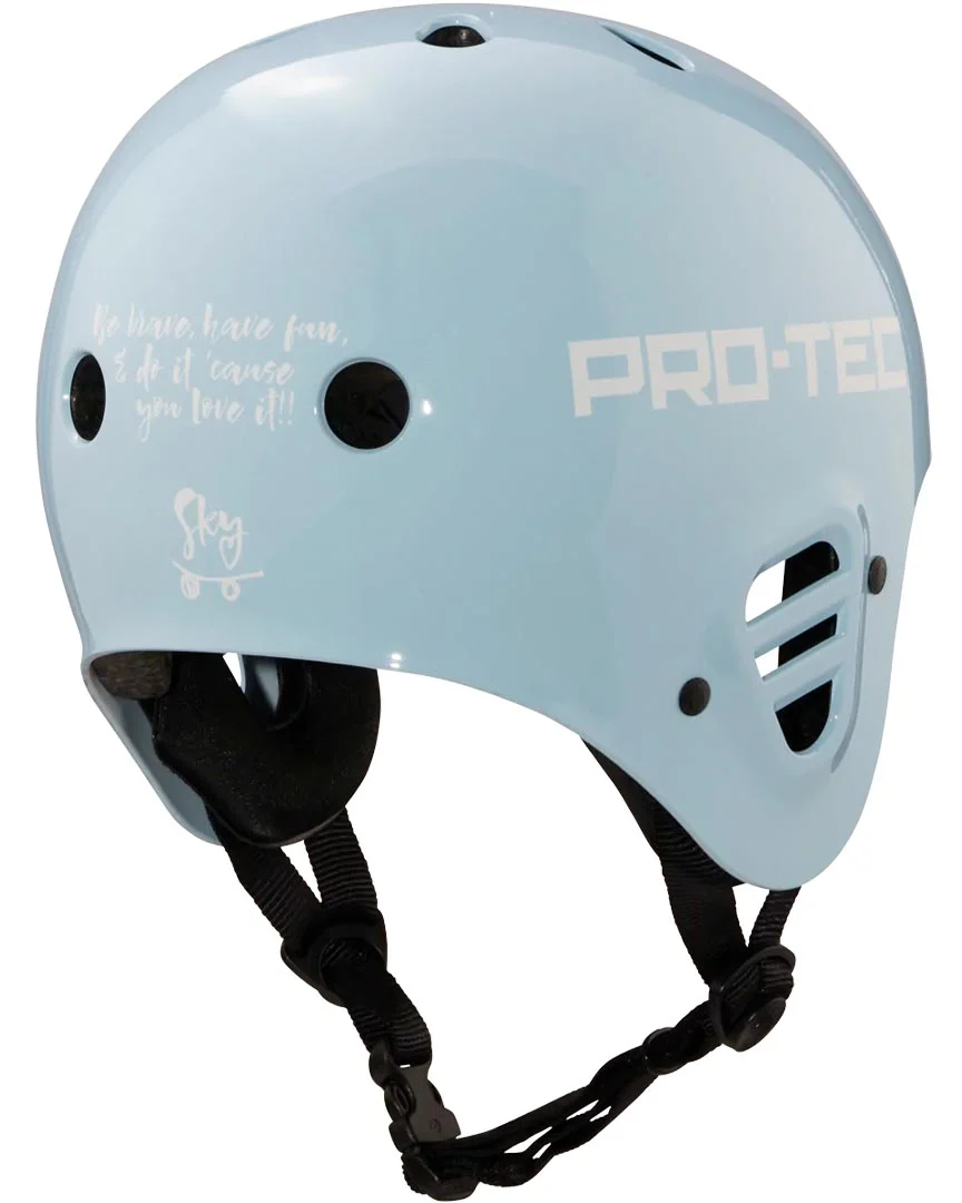 Full Cut (Certified) Sky Brown Helmet - Blue - Image 2