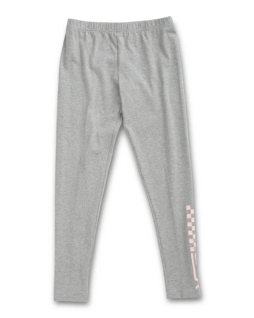 Girls Chalkboard Ii Leggings - Grey