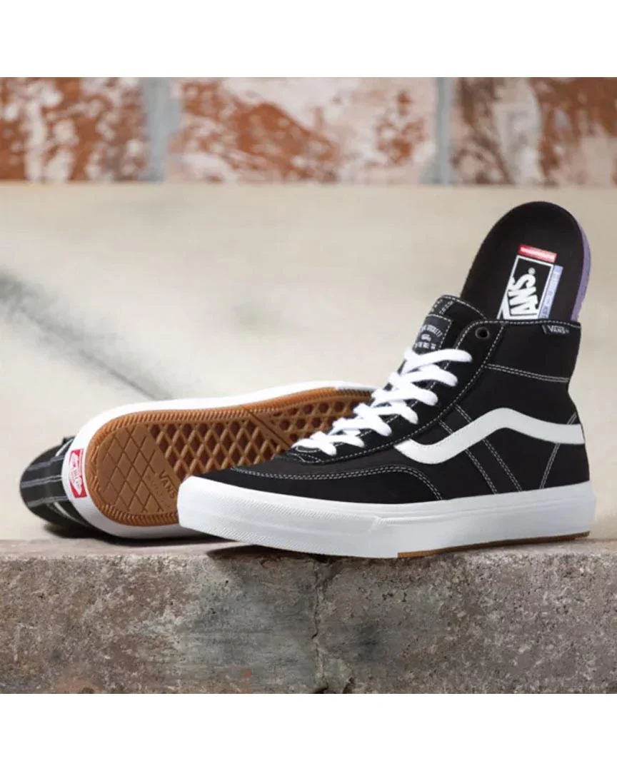 Crockett High Shoes - Black/White - Image 2