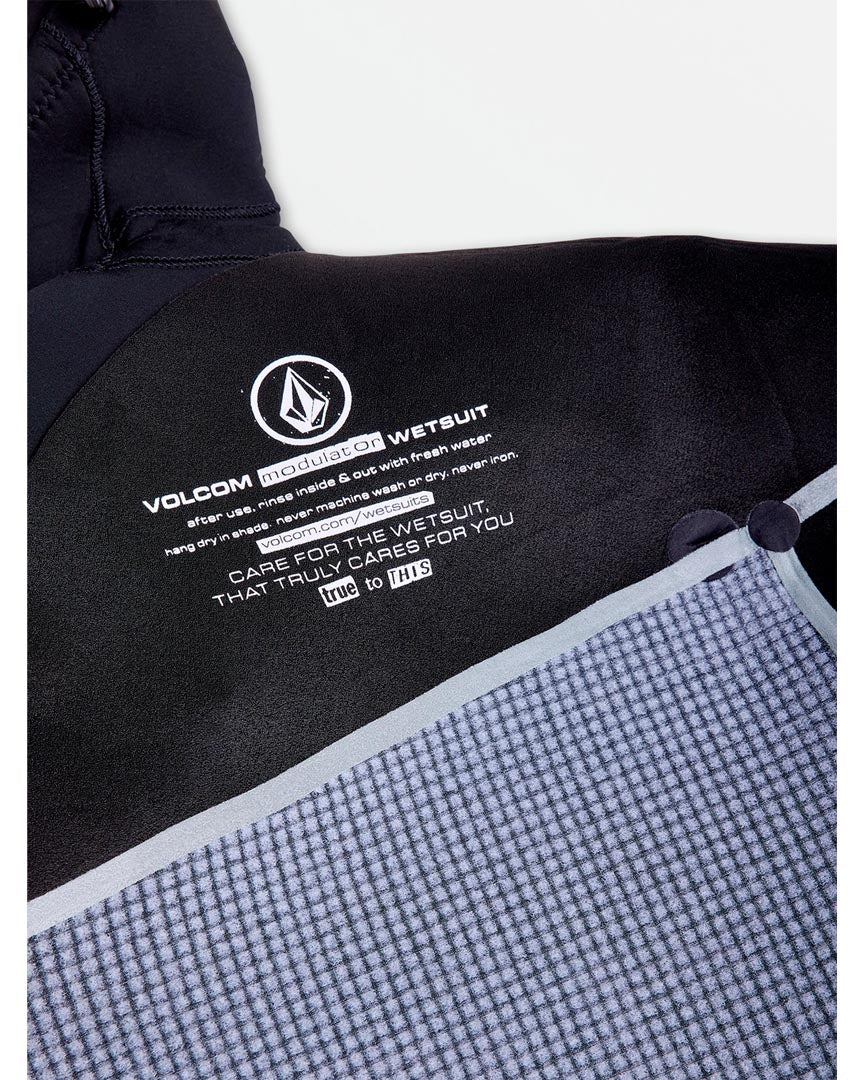 4/3Mm Hooded Chestzip Full Wetsuit - Black - Image 7
