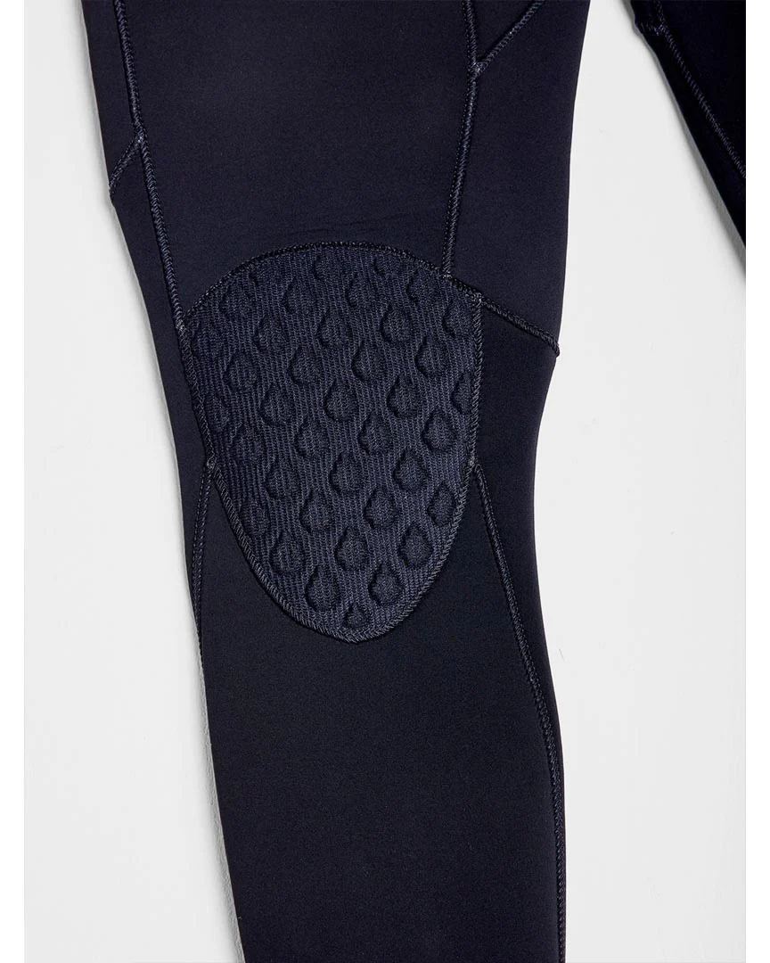4/3Mm Hooded Chestzip Full Wetsuit - Black - Image 9