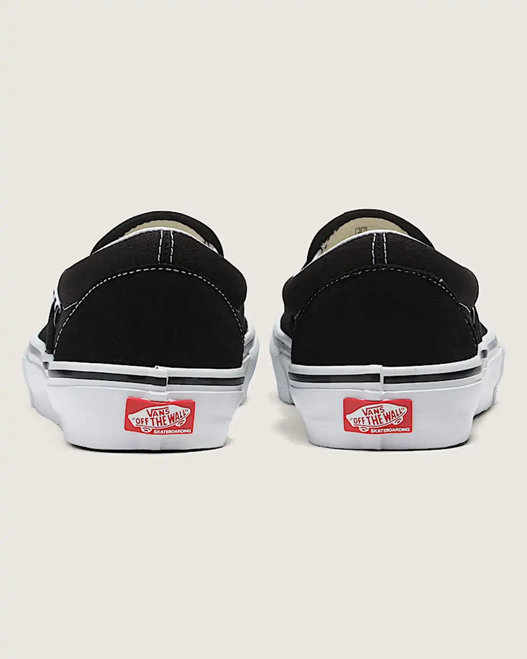 Skate Slip-On Shoes - Black/White - Image 4