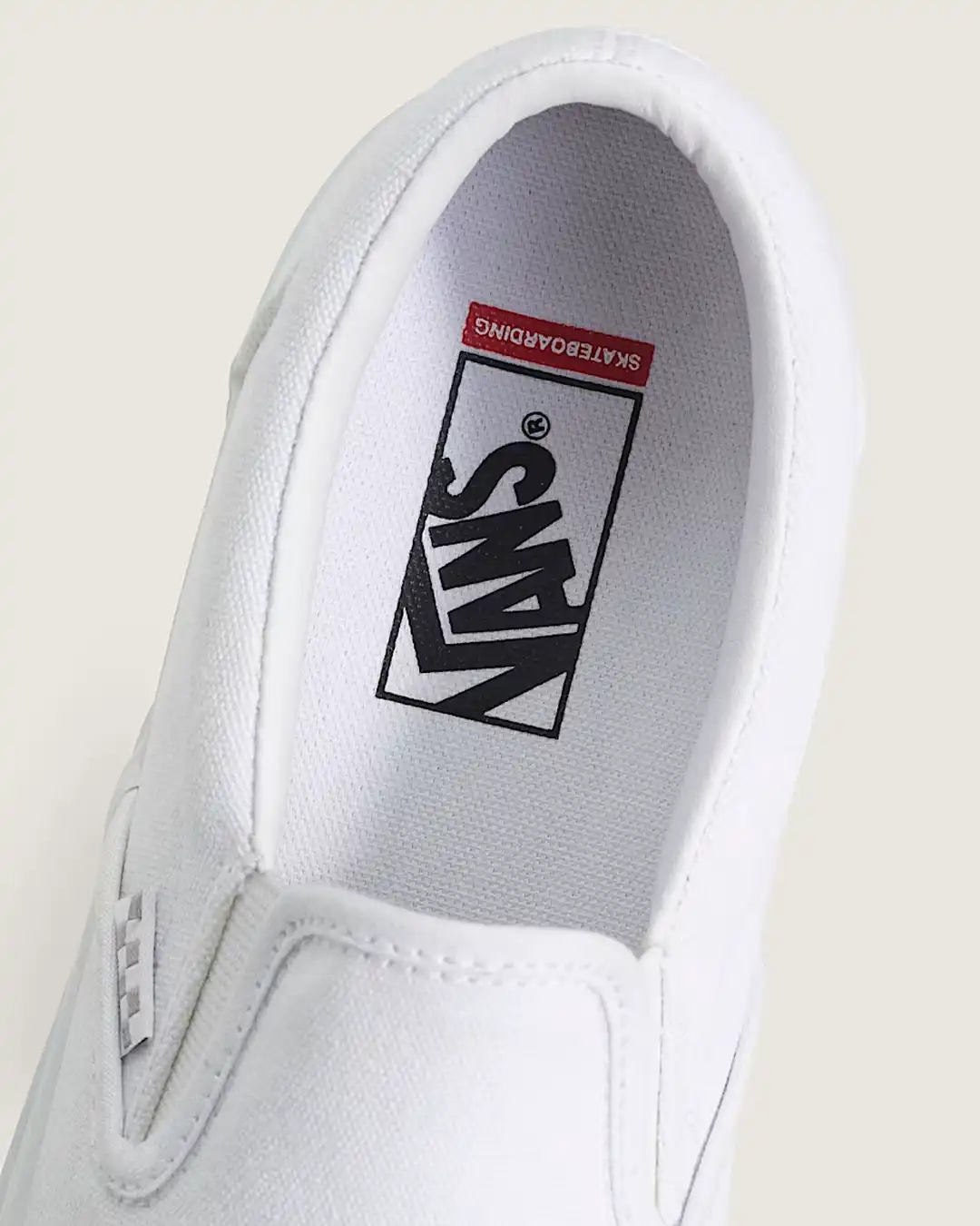 Skate Slip-On Shoes - White - Image 5