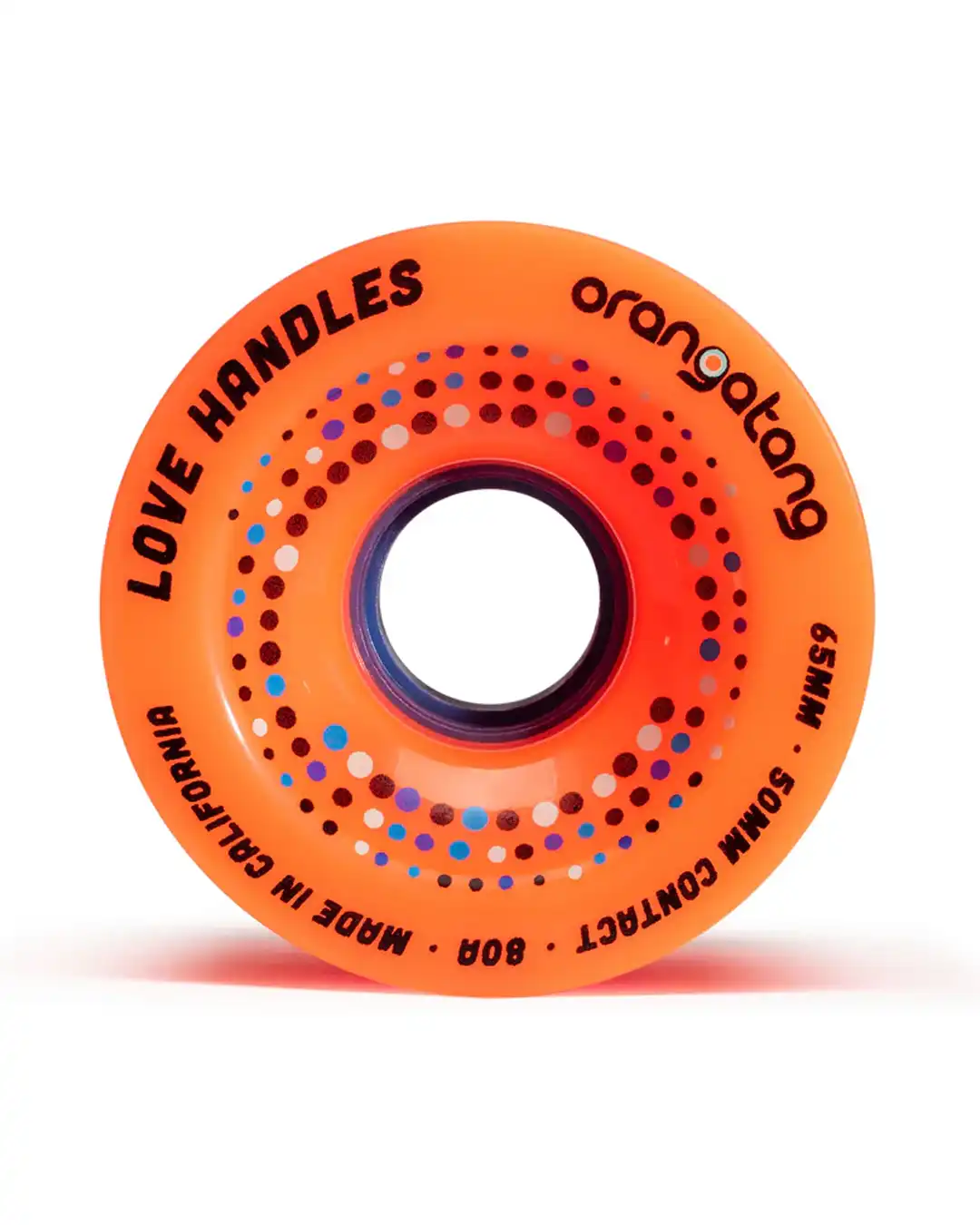 Love Handles Longboard Wheels - Orange - Image 3