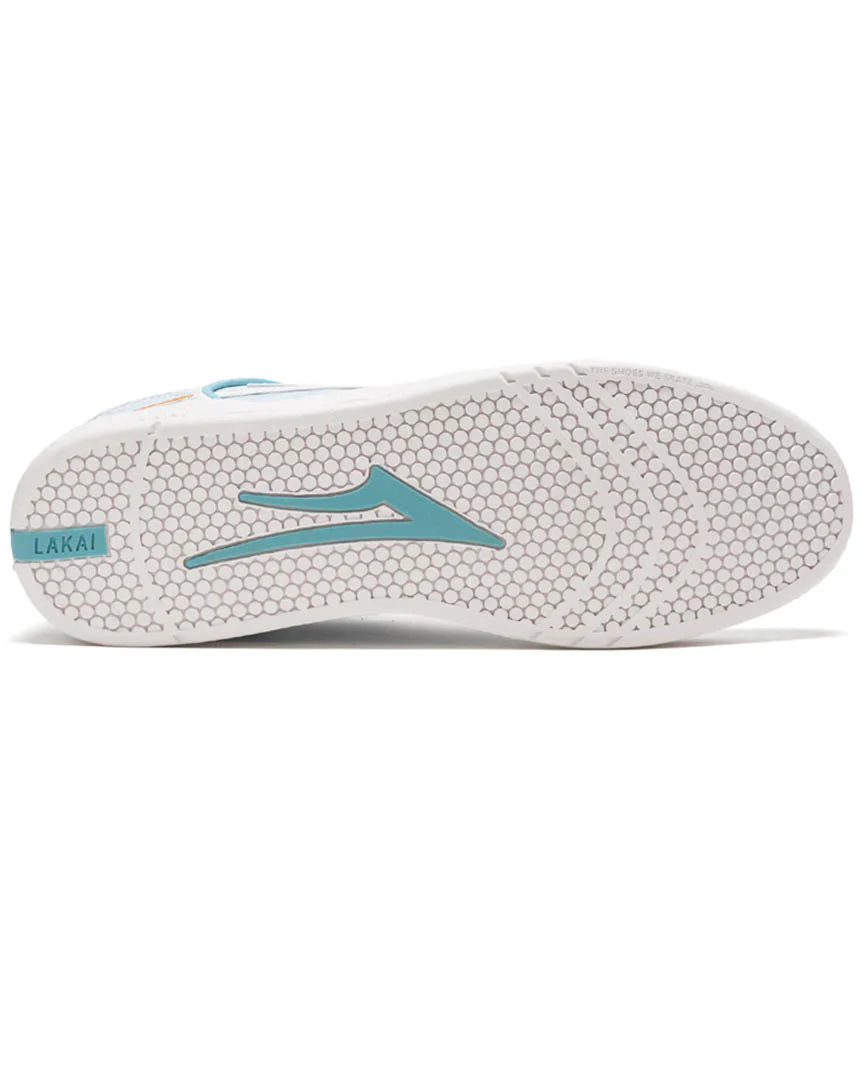 Telford Low Shoes - White Leather - Image 4