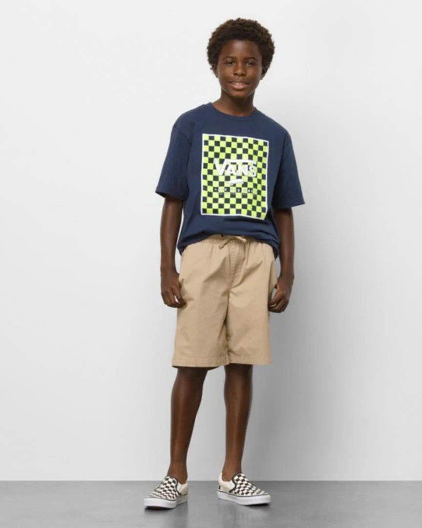 Boys Range Elastic Waist Shorts - Khaki - Image 2