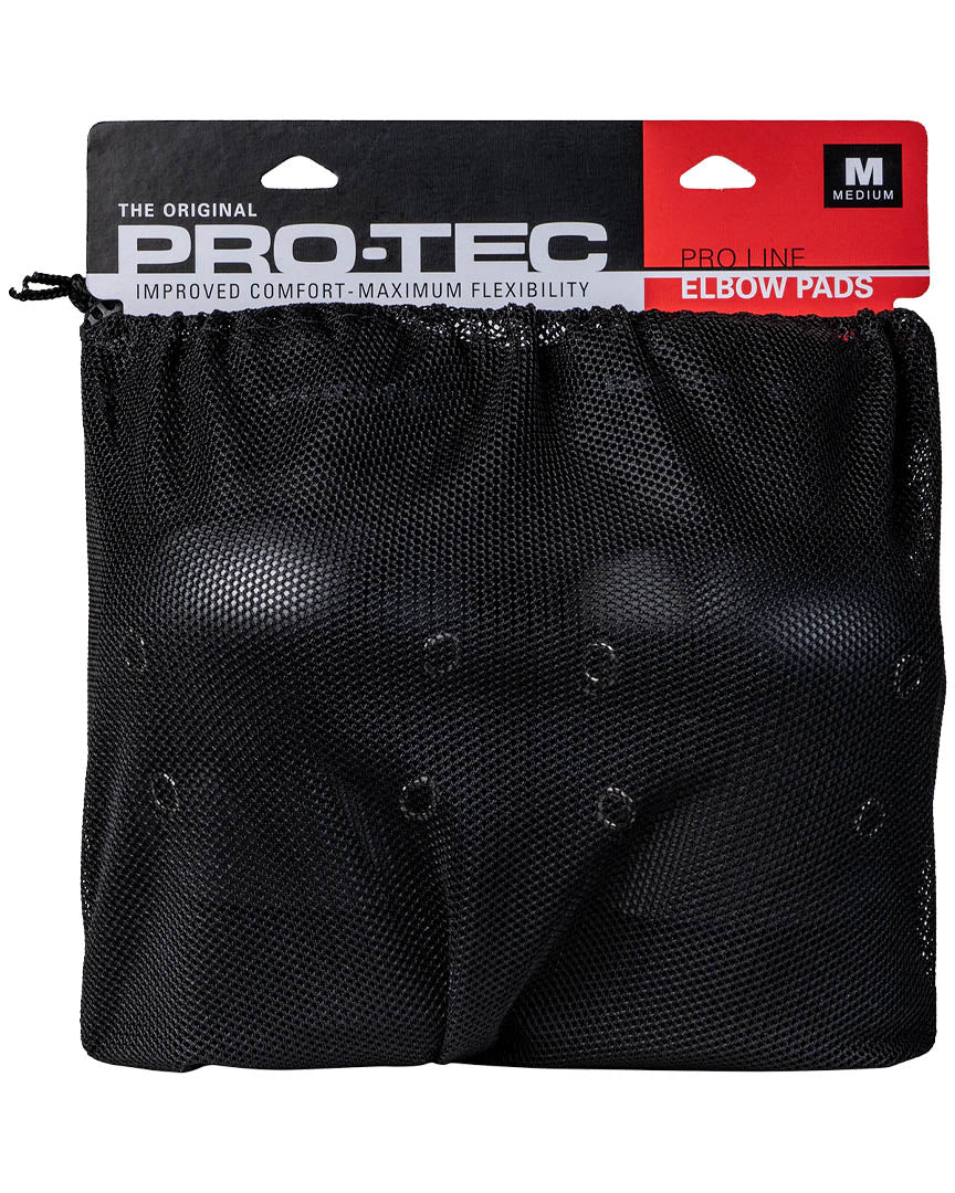 Pro Elbow Pads Protective Gear - Black - Image 3
