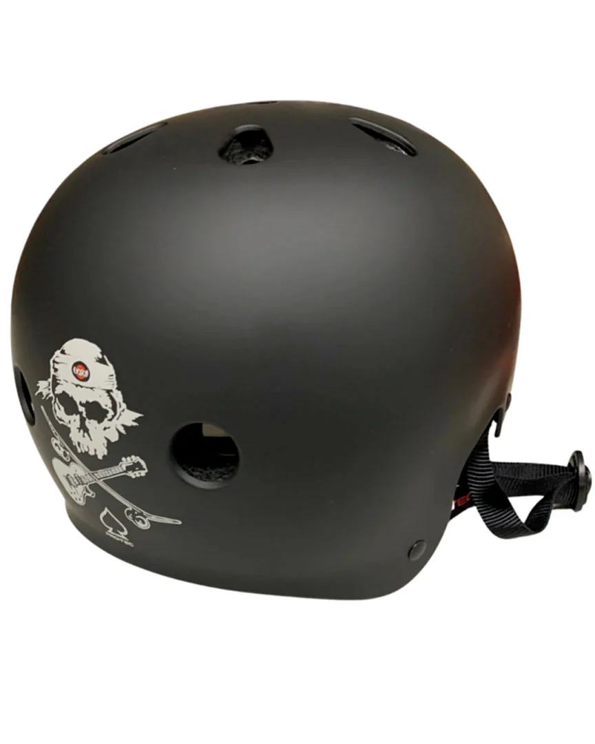 Old School Hosoi Helmet - Matte Black - Image 2