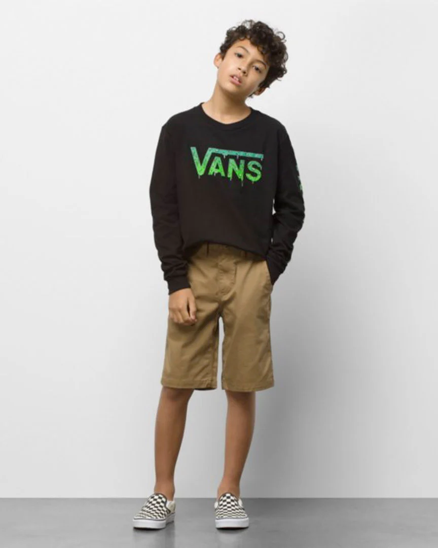Boys Authentic Stretch 18 Shorts - Dirt - Image 2