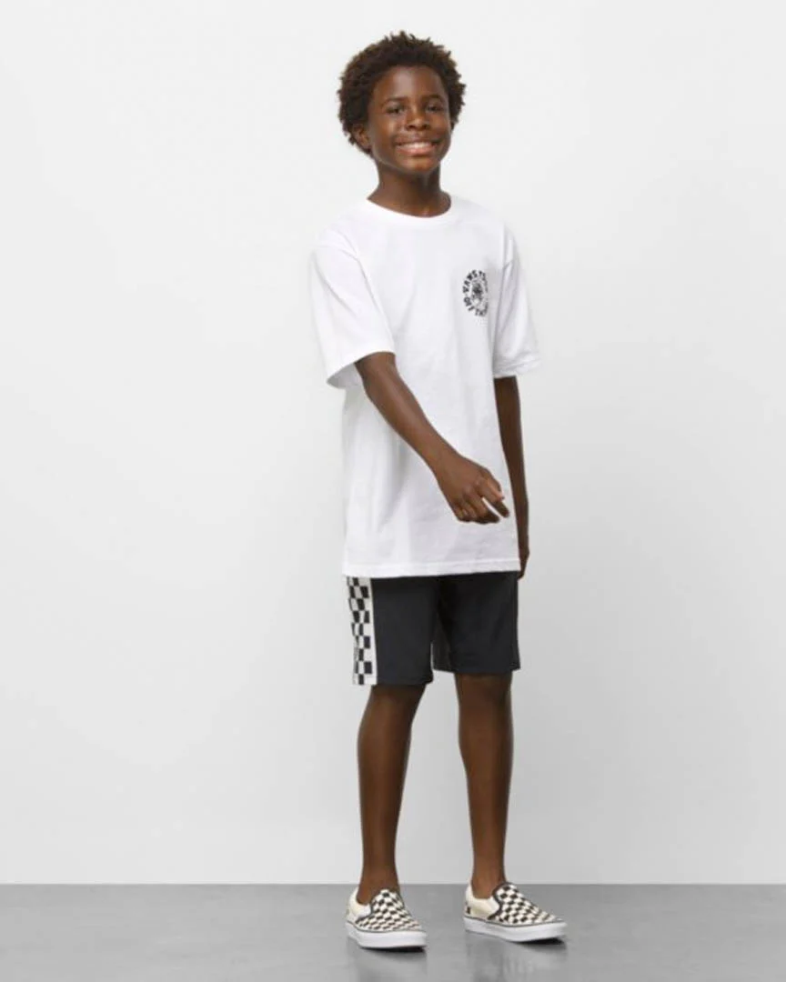 Kids Sidelines Boardshorts - Black/Checkerboard - Image 3