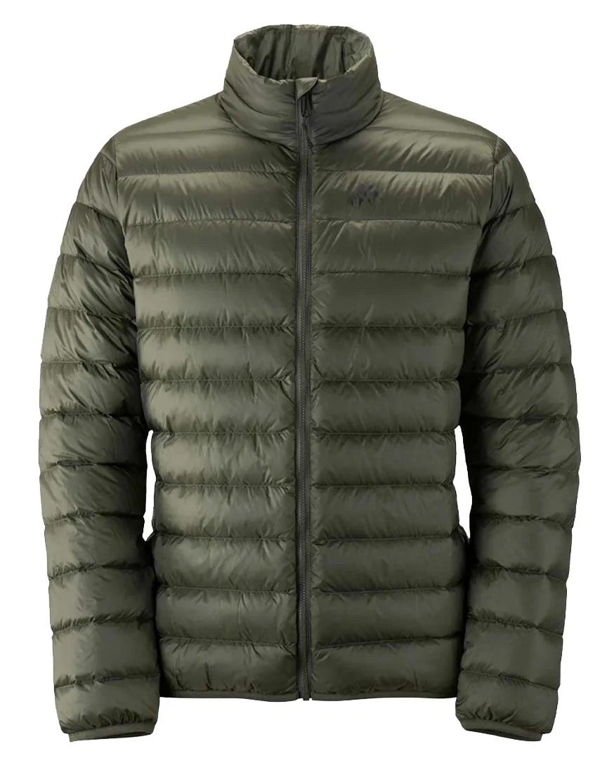 Re-up Down Recycled Puffy Jacket Hoodie - Pine Green