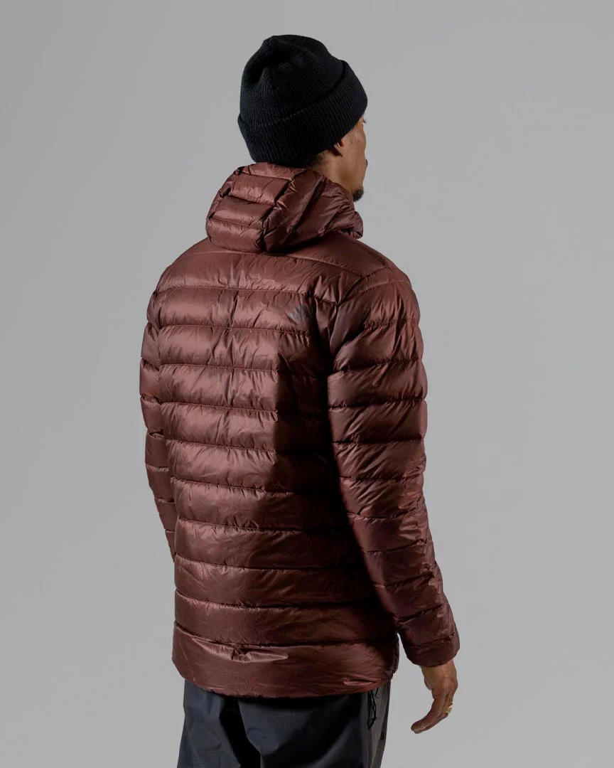 Re-up Down Puffy Hoody Winter Jacket - Vulcan Red - Image 4