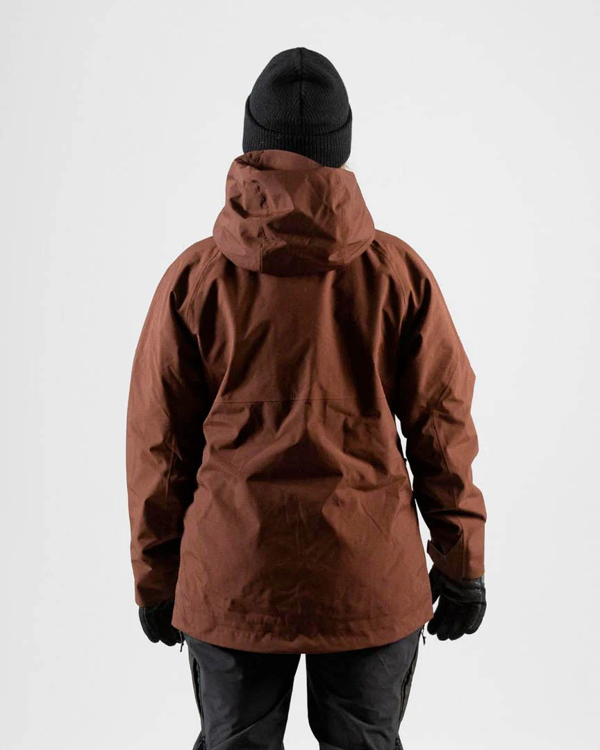 Women's MTN Surf Parka Winter Jacket - Vulcan Red - Image 4