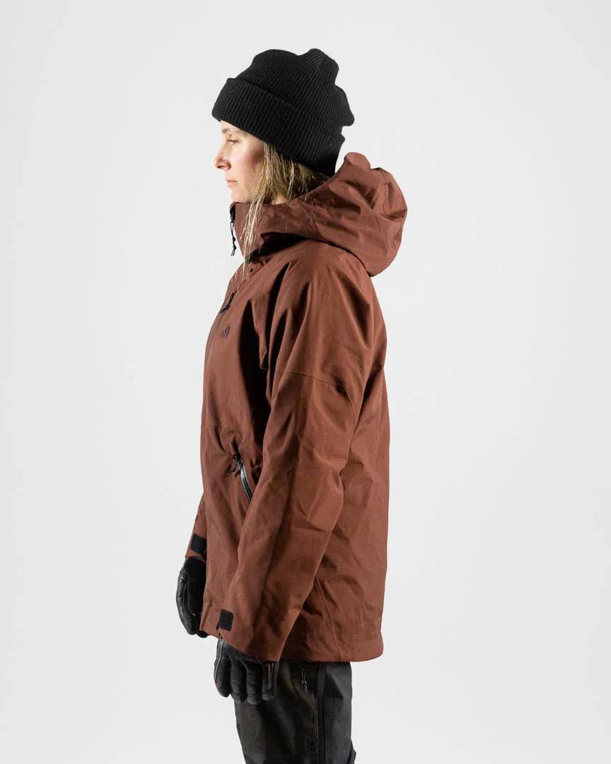 Women's MTN Surf Parka Winter Jacket - Vulcan Red - Image 5