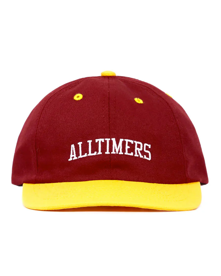 City College Cap Hat - Burgundy - Image 2