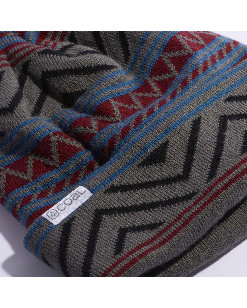 Weston Knit Beanie - Dark Red - Image 2