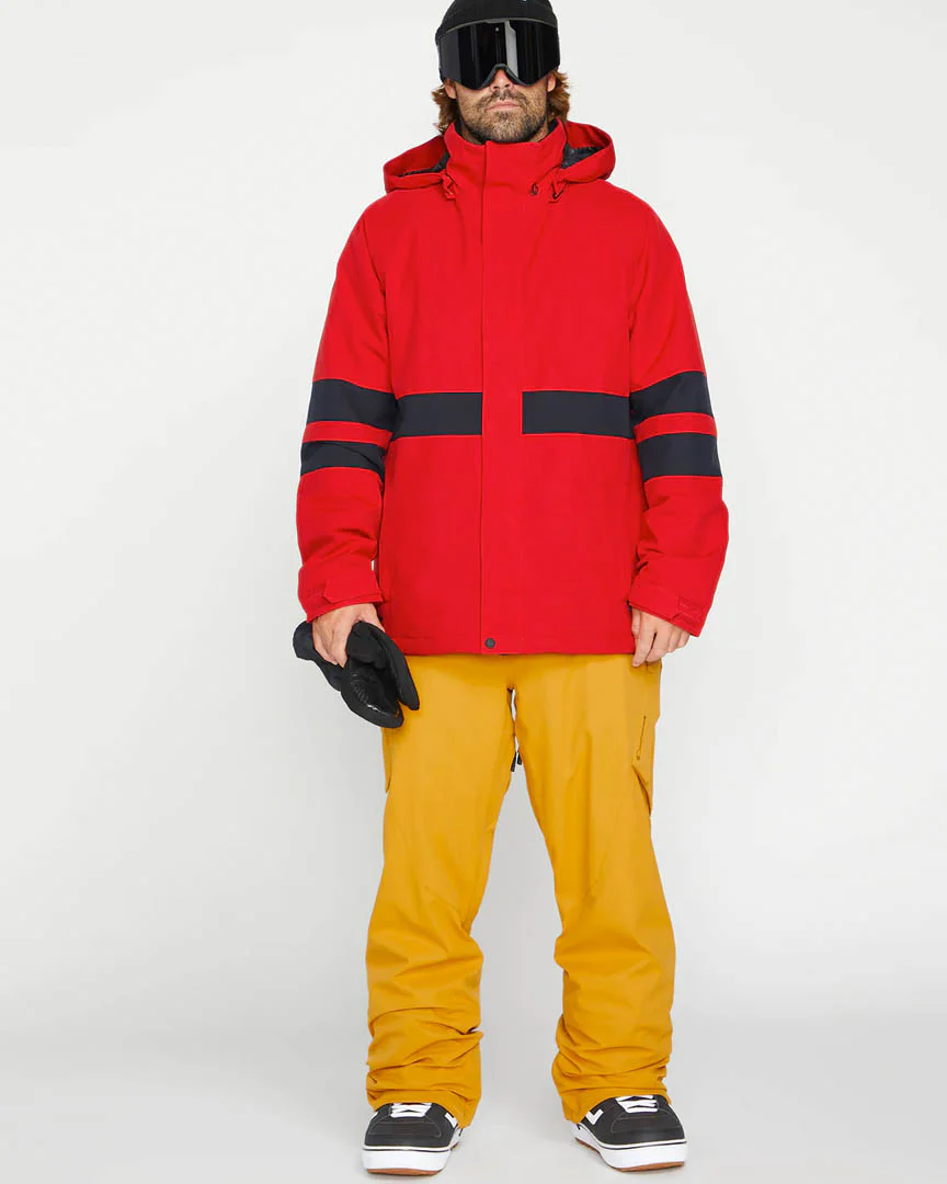 Jp Insulated Winter Jacket - Red - Image 4