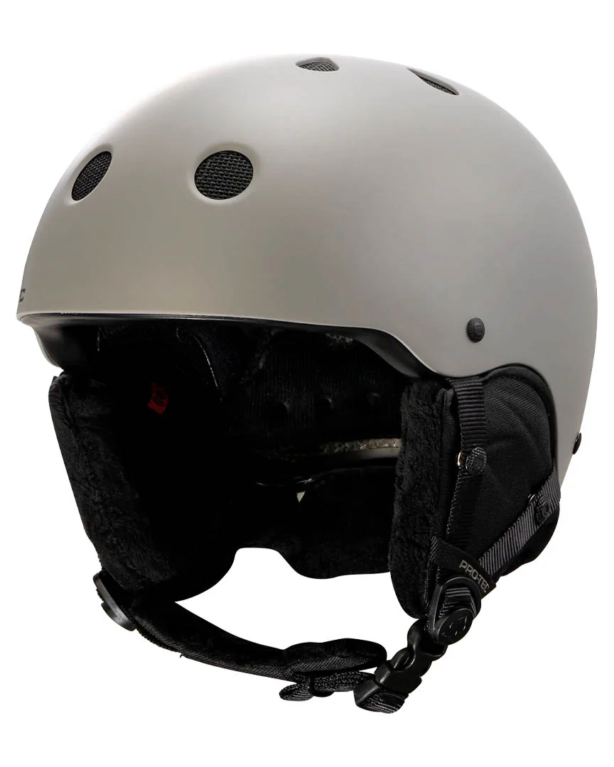 Classic Snow Winter Helmet - Matte Warm Grey - Image 3
