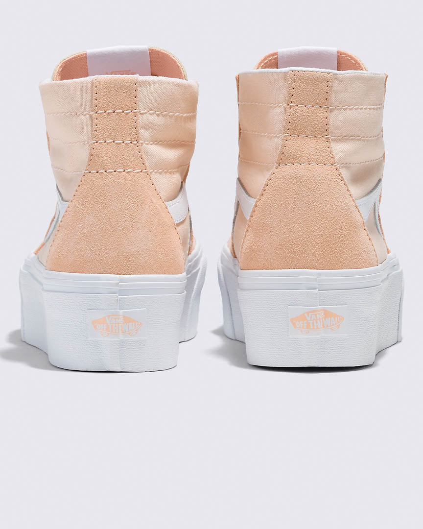 Sk8-Hi Tapered Stackform Shoes - Color Block Peach - Image 4