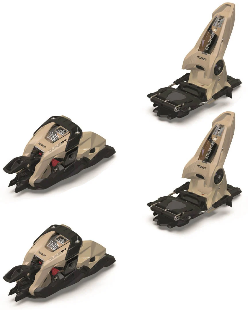 Duke Pt 16 Ski Bindings - Tan/Black 2025