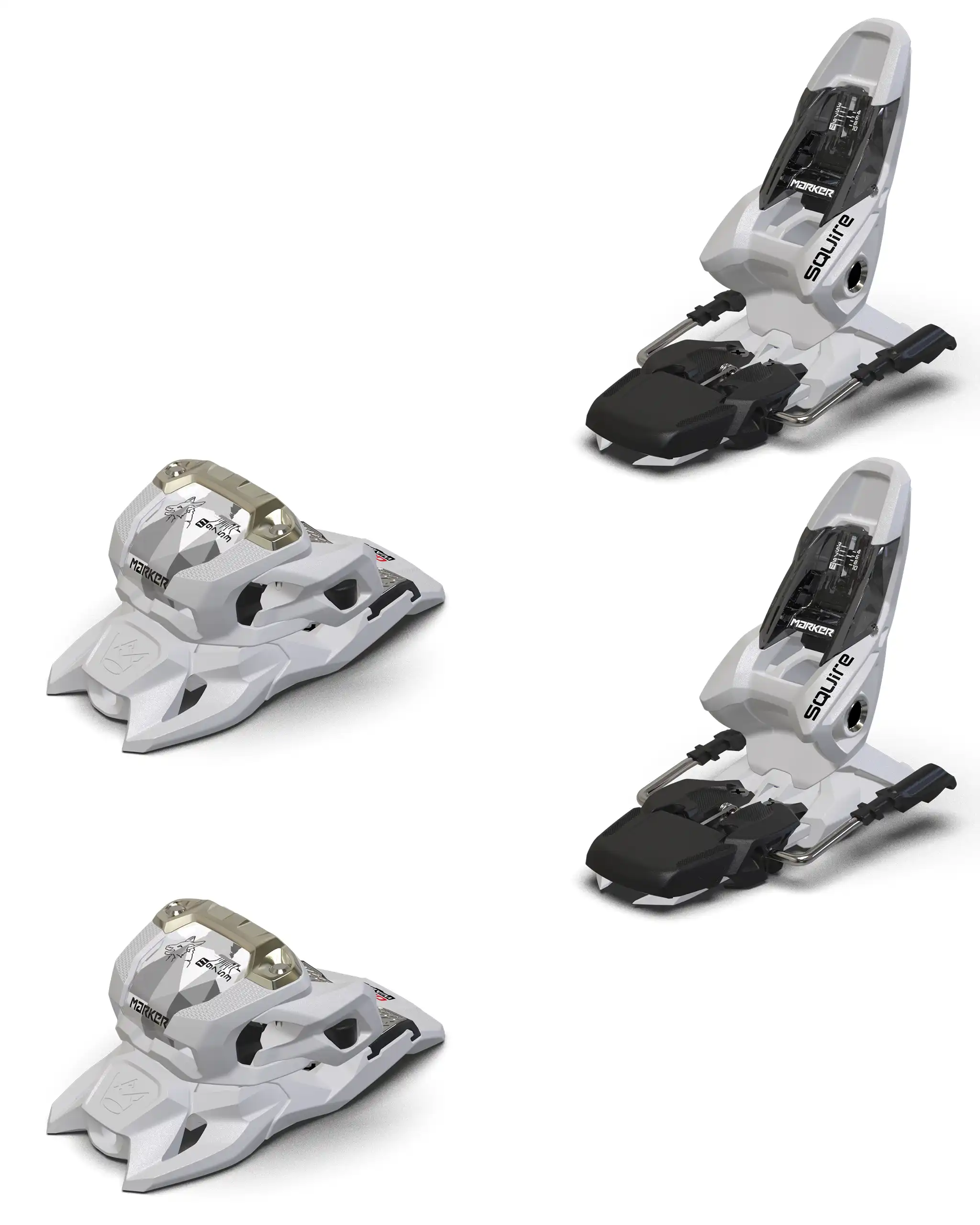 Squire 11 Ski Bindings - White 2027