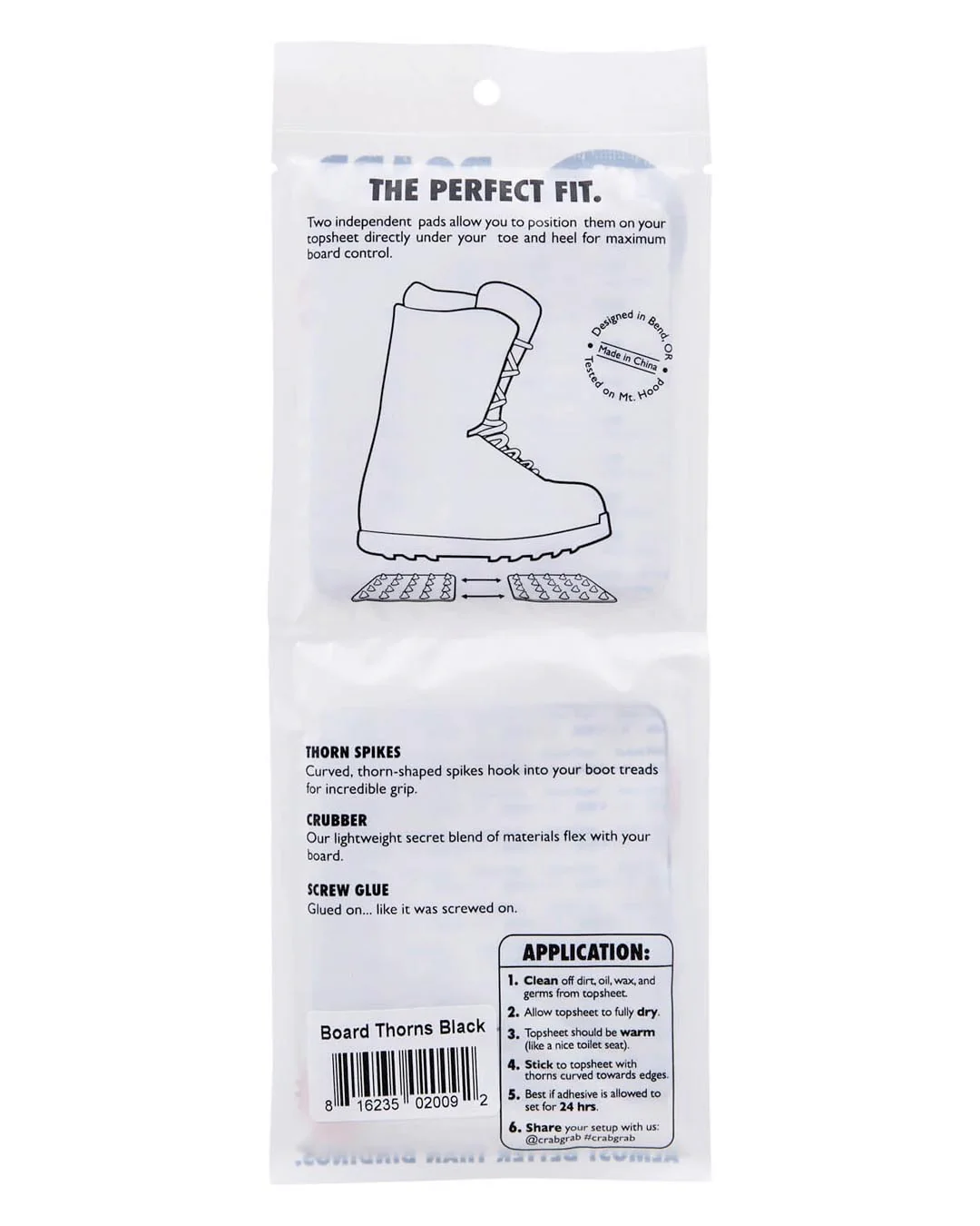 Board Thorns Snow Traction Pad - Black - Image 3