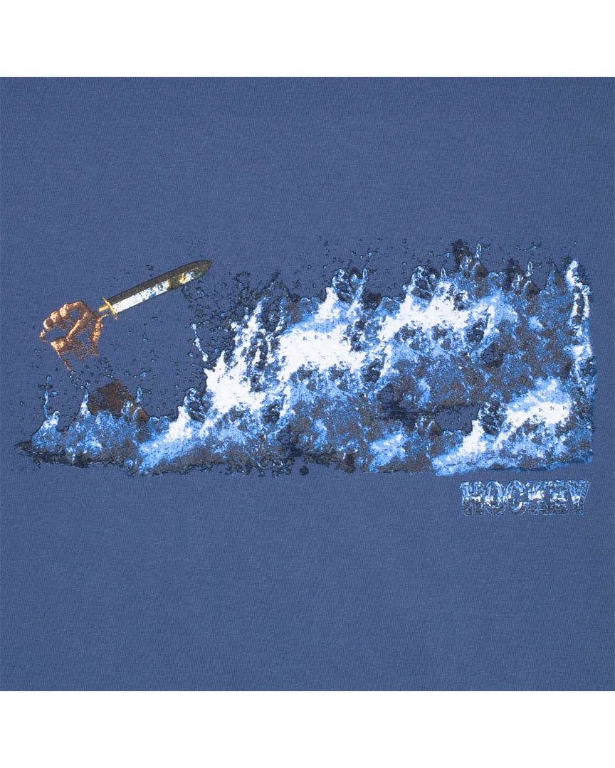 Dagger T-Shirt - Pigment Dyed Midnight - Image 2