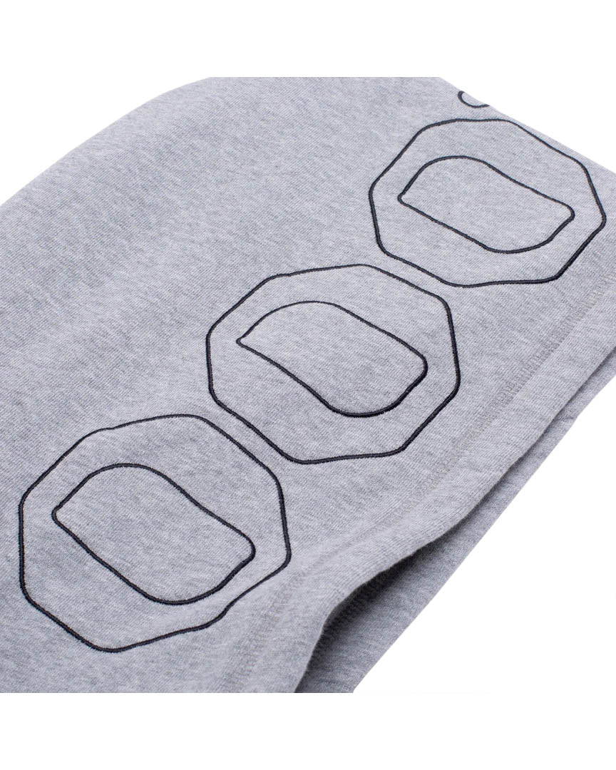 Og Logo On Hood Hoodie - Heater Grey - Image 3