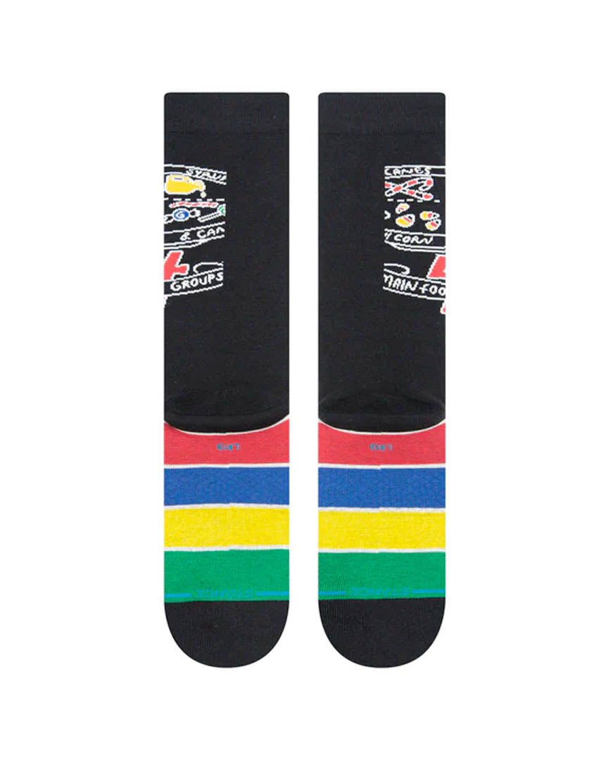 Ftp Elf Food Groups Socks - Black - Image 3