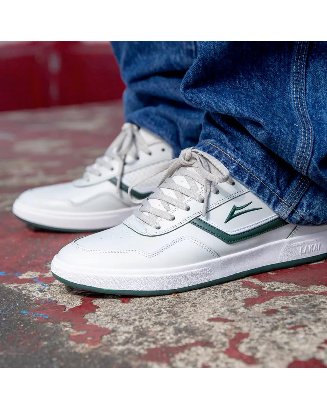 Terrace Shoes - Cream/Pine Leather - Image 3