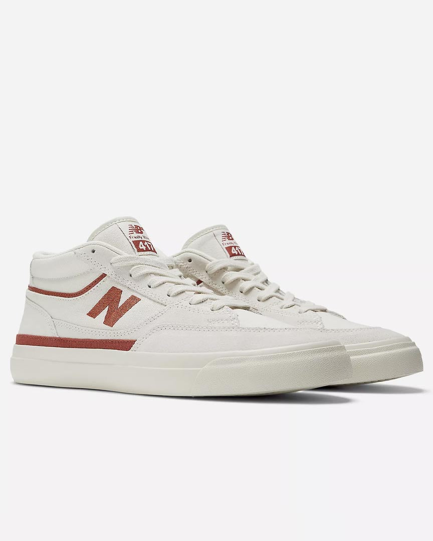 Numeric 417 Franky Villani Shoes - White/Red - Image 2