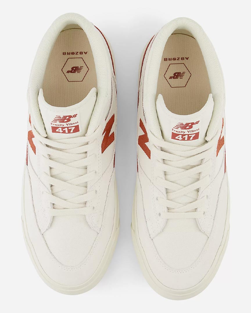 Numeric 417 Franky Villani Shoes - White/Red - Image 4