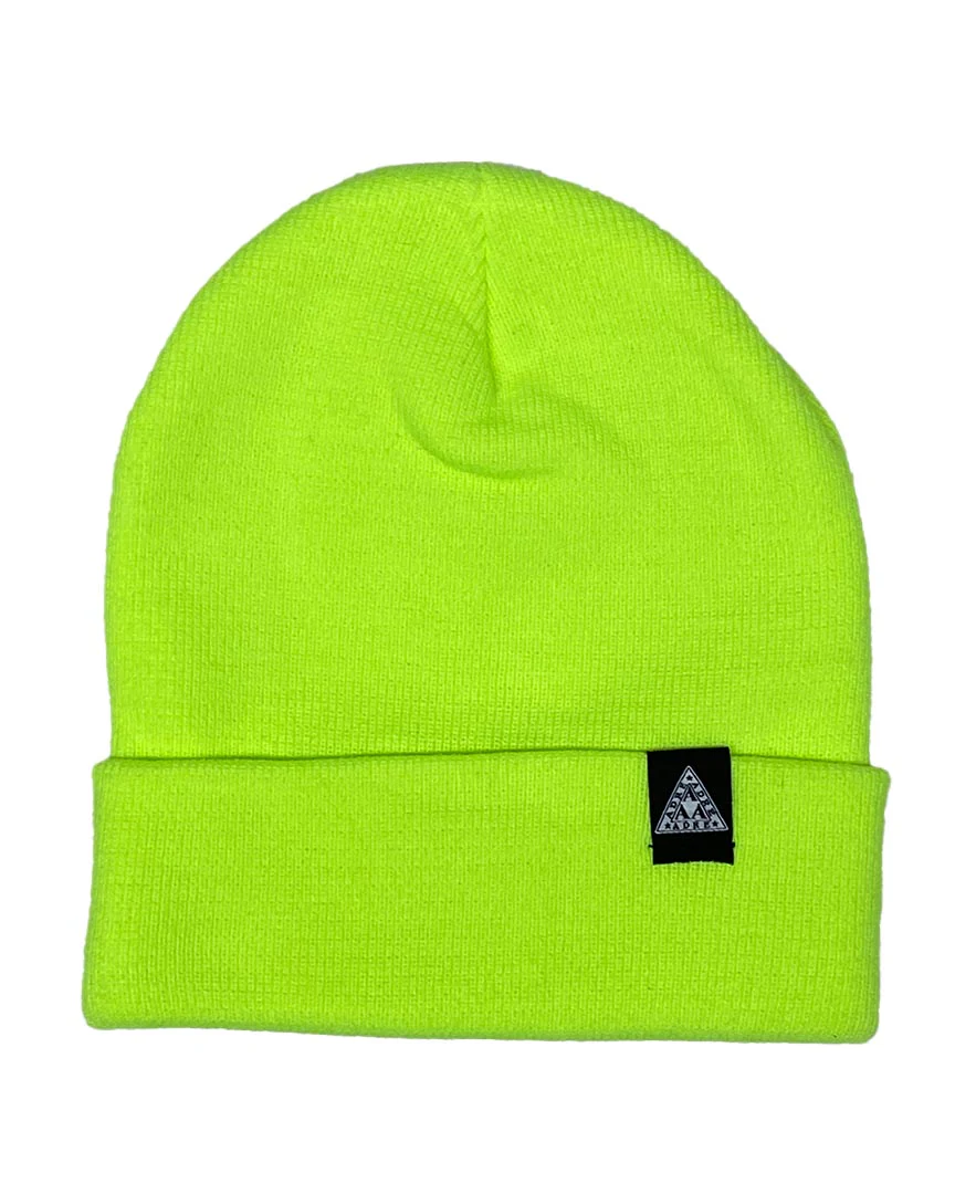 Adre Ii Rebord Beanie - Jaune Neon - Image 2