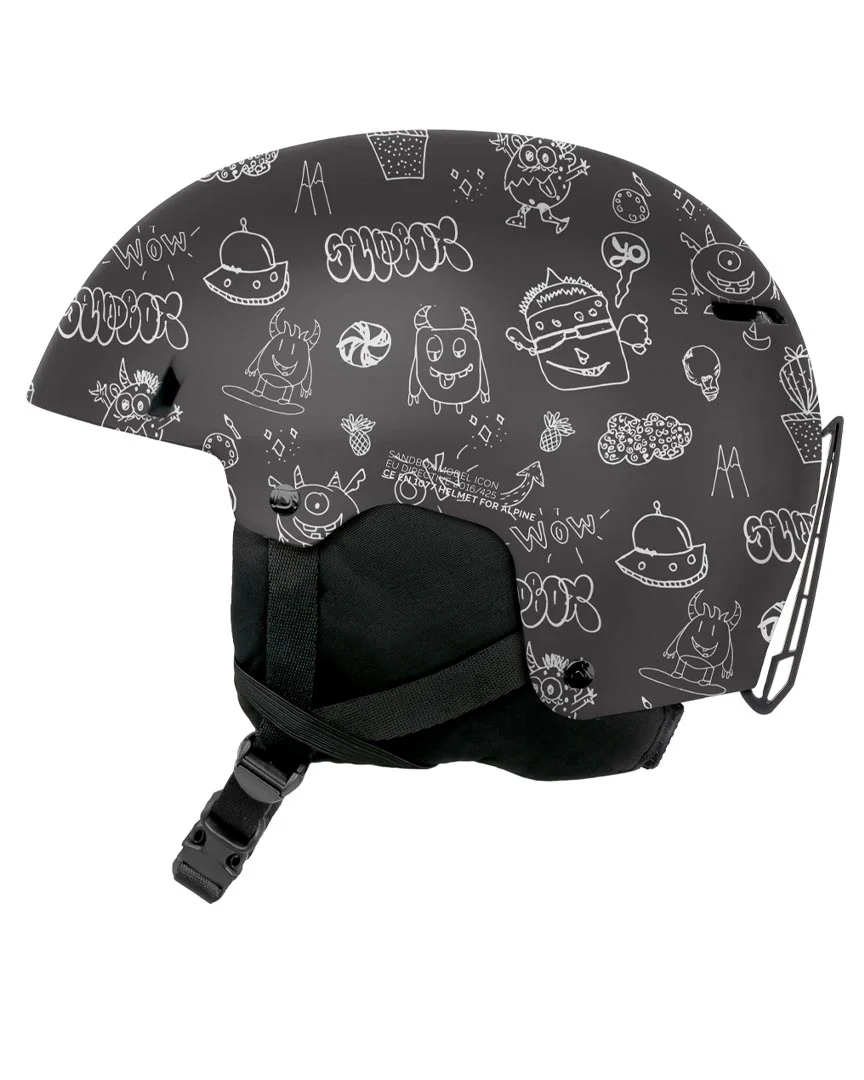Icon Ace Boa Winter Helmet - Doodles - Image 3