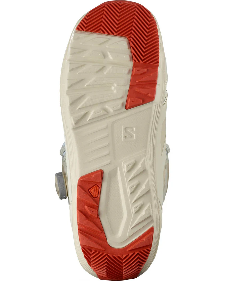 Launch Lace Sj Boa Snowboard Boots - Bleached Sand/Almond Milk/Aurora Red 2024 - Image 3