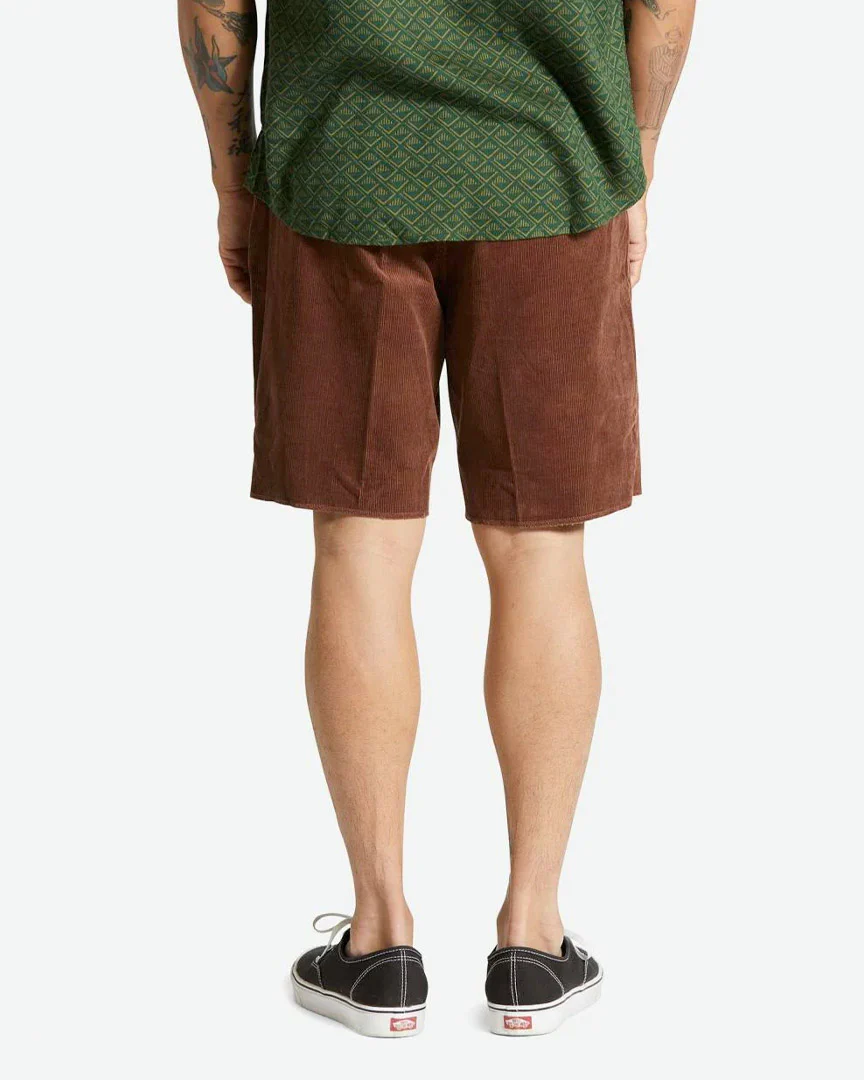 Madrid Ii Corduroy Shorts - Trek Green Cord - Image 3