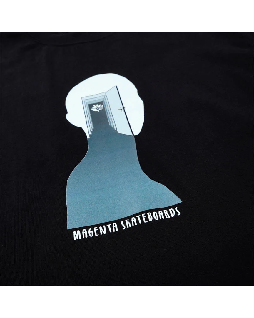 Door Tee T-Shirt - Black - Image 2