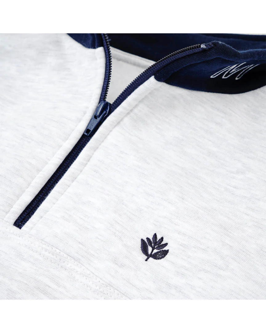 Nautic Highneck Sweater - Ash - Image 3